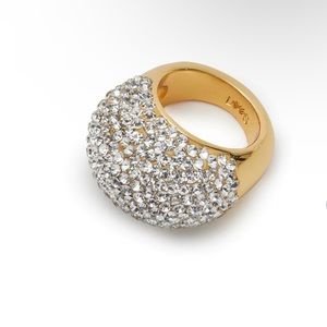 CRYSTAL PAVE DOME RING